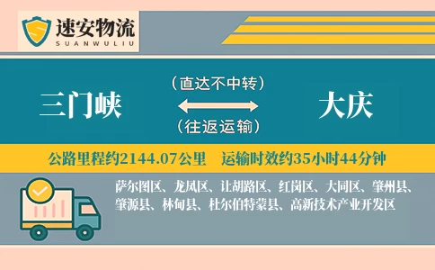 三门峡到大庆货运公司