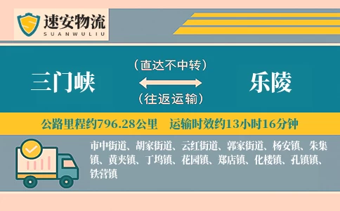 三门峡到乐陵货运公司
