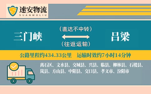 三门峡到吕梁货运公司