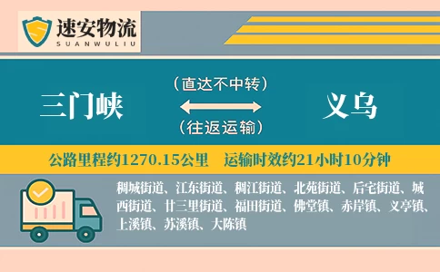 三门峡到义乌货运公司