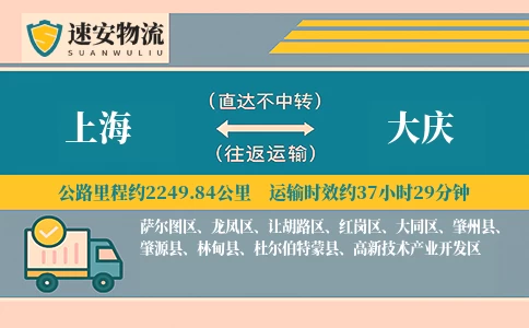 上海到大庆货运公司