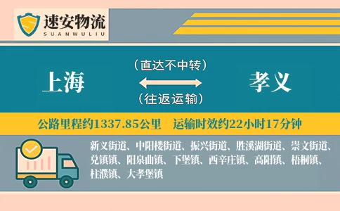 上海到孝义货运公司