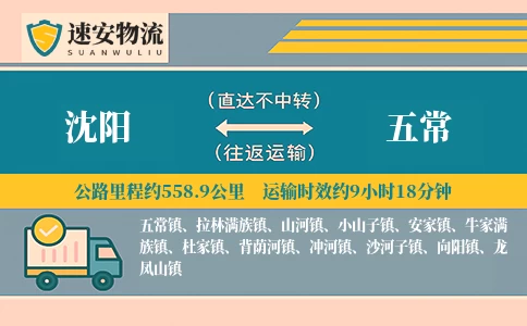 沈阳到五常货运公司