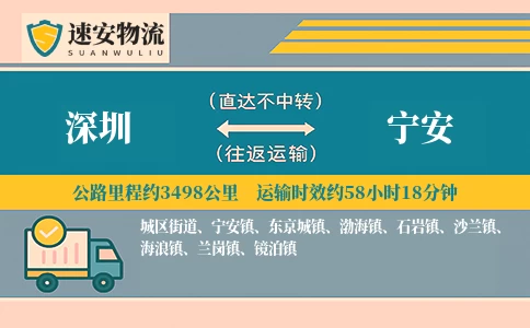 深圳到宁安货运公司