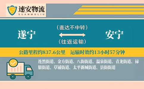 遂宁到安宁货运公司