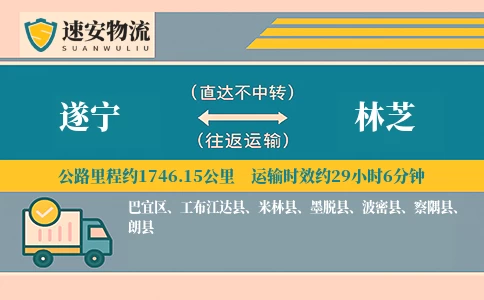 遂宁到林芝货运公司