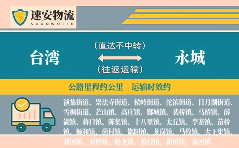 台湾到永城货运公司