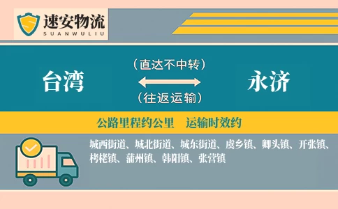 台湾到永济货运公司