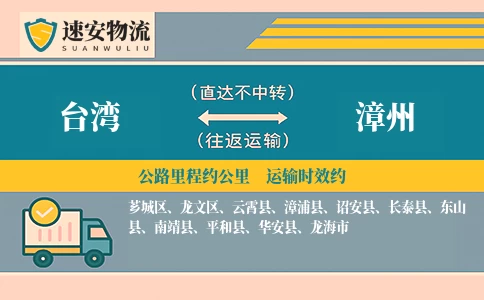 台湾到漳州货运公司