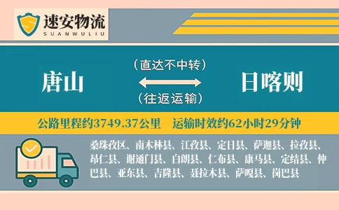 唐山到日喀则货运公司