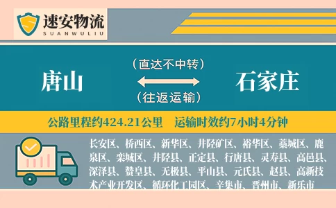 唐山到石家庄货运公司