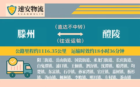 滕州到醴陵货运公司