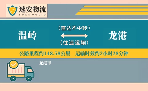 温岭到龙港货运公司