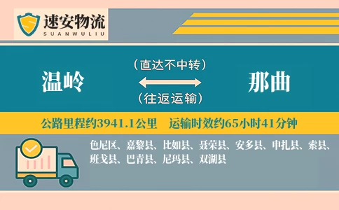 温岭到那曲货运公司