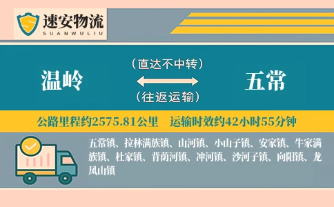 温岭到五常货运公司