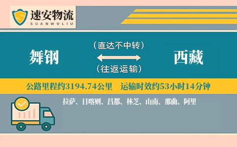 舞钢到西藏货运公司