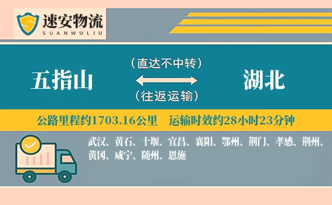 五指山到湖北货运公司