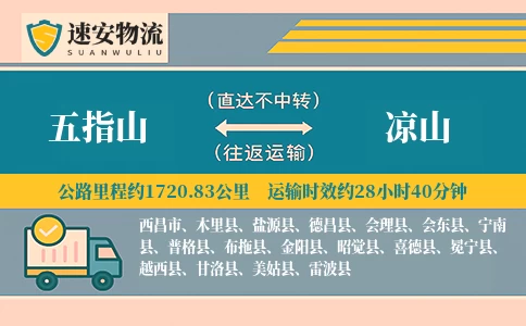 五指山到凉山货运公司
