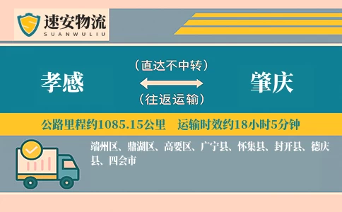 孝感到肇庆货运公司