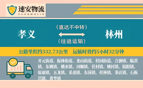 孝义到林州货运公司