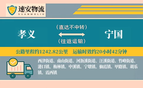 孝义到宁国货运公司