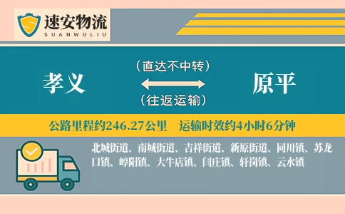 孝义到原平货运公司