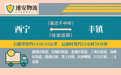 西宁到丰镇货运公司