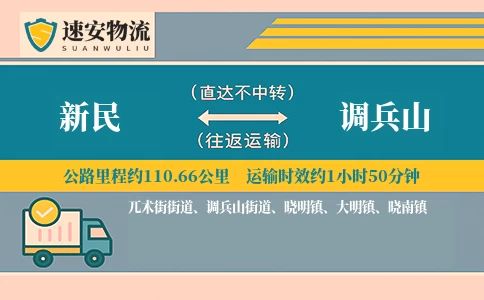 新民到调兵山货运公司