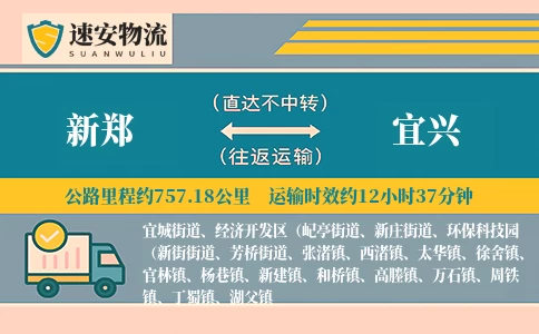 新郑到宜兴货运公司
