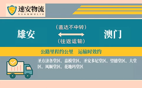 雄安到澳门货运公司