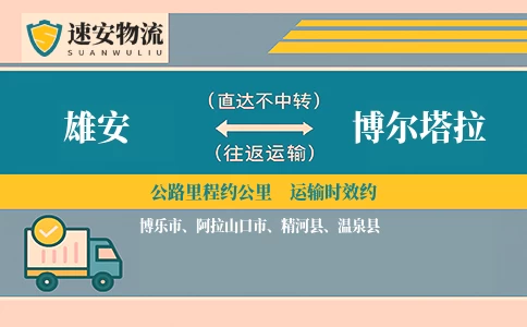 雄安到博尔塔拉货运公司