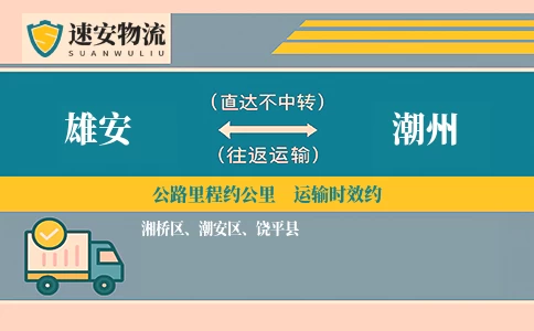 雄安到潮州货运公司