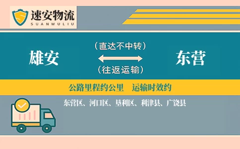 雄安到东营货运公司