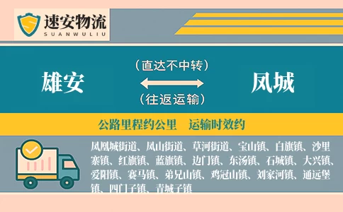 雄安到凤城货运公司