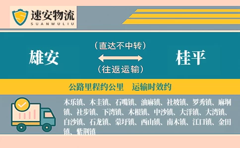 雄安到桂平货运公司