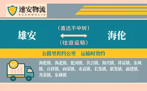 雄安到海伦货运公司