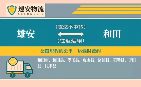 雄安到和田货运公司
