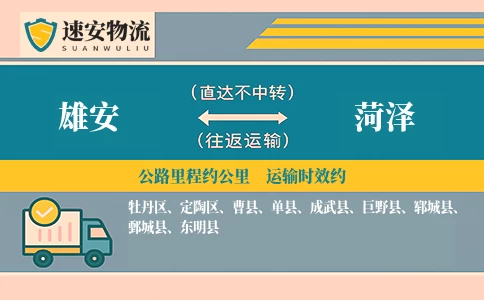 雄安到菏泽货运公司
