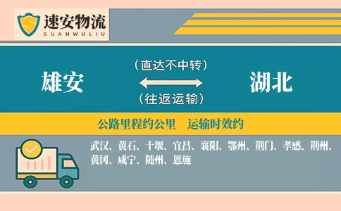 雄安到湖北货运公司