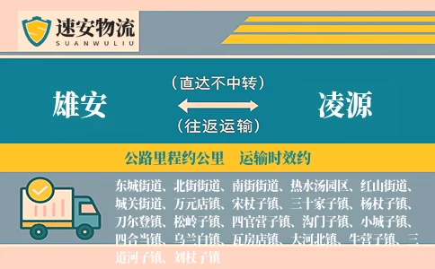 雄安到凌源货运公司