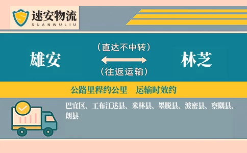 雄安到林芝货运公司