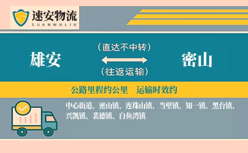 雄安到密山货运公司