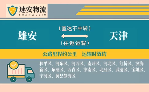 雄安到天津货运公司