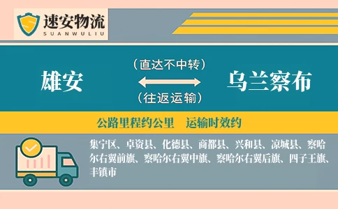 雄安到乌兰察布货运公司