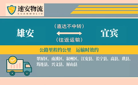 雄安到宜宾货运公司