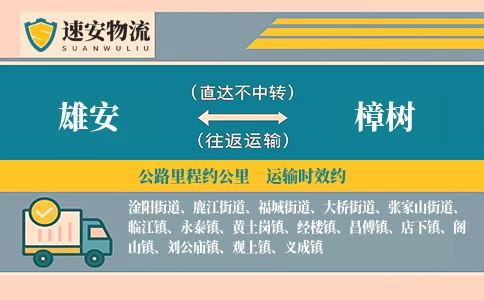 雄安到樟树货运公司