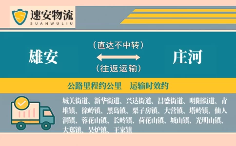 雄安到庄河货运公司