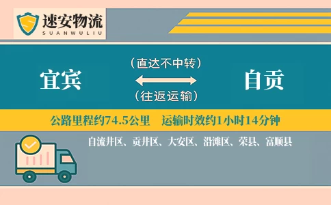 宜宾到自贡货运公司