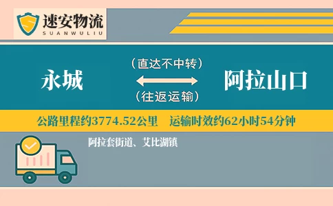 永城到阿拉山口货运公司