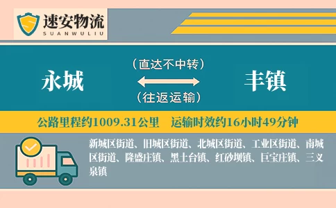 永城到丰镇货运公司